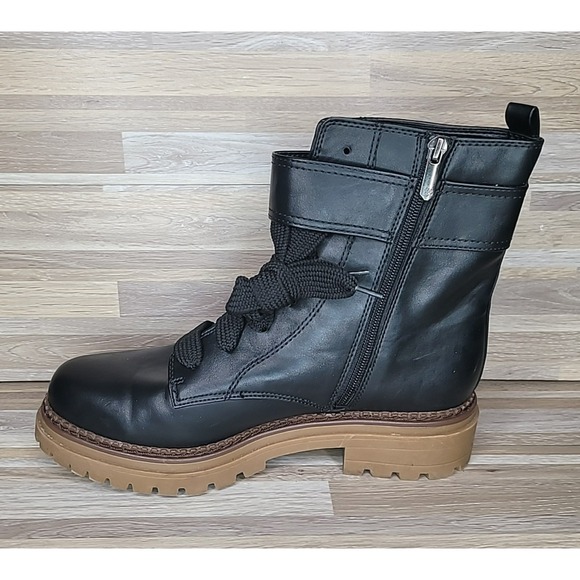 Sam & Libby Samantha Embellished Combat Boots Chunky Goth Y2K Women's Size 11 - Picture 5 of 14